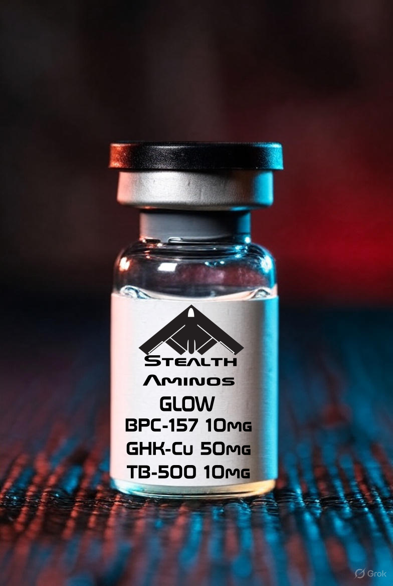 GLOW BPC-157 10mg + TB-500 10mg + GHK-CU 50mg